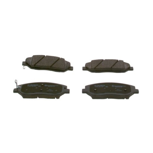 Гальмівні колодки передні к/кт HYUNDAI GRAND SANTA FÉ, SANTA FÉ II, SANTA FÉ III, SANTA FÉ II/SUV; KIA BORREGO, SORENTO II; SSANGYONG KORANDO 2.0-3.8 03.06-