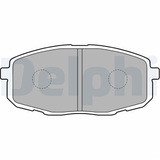 Колодки тормозные передние к/кт HYUNDAI I30, KONA, KONA/SUV; KIA CARENS II, CEE'D, CERATO II, PRO CEE'D 1.0-2.0LPG 07.02-