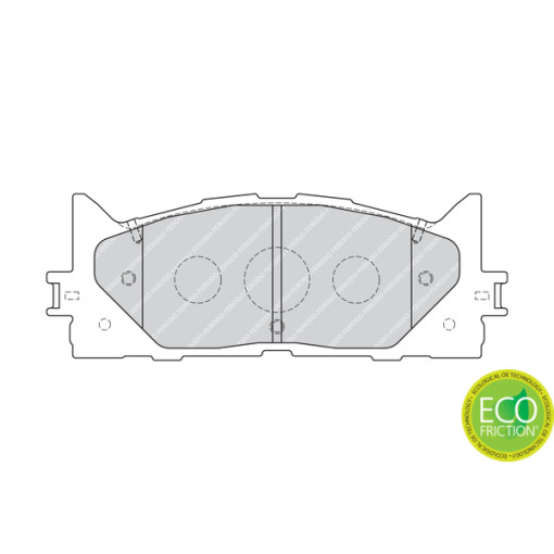 Гальмівні колодки передні к/кт LEXUS ES; TOYOTA AVALON, CAMRY 2.0-3.5 01.05-