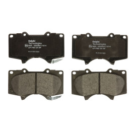Колодки тормозные передние к/кт LEXUS GX, LX; MITSUBISHI PAJERO IV; TOYOTA 4 RUNNER IV, 4 RUNNER V, FJ CRUISER, HILUX VII, HILUX VIII, LAND CRUISER, L