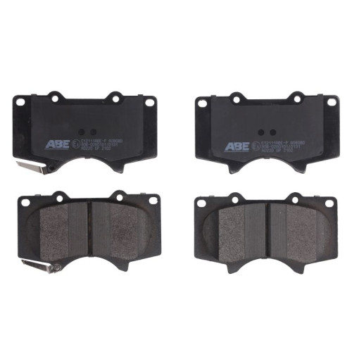 Гальмівні колодки передние к/кт LEXUS GX; MITSUBISHI PAJERO IV; TOYOTA 4 RUNNER IV, FJ CRUISER, HILUX VII, HILUX VIII, LAND CRUISER PRADO, SEQUOIA, TACOMA, TUNDRA 2.4D-4.7 02.99-