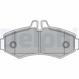Колодки тормозные передние к/кт MERCEDES SPRINTER 2-T (B901, B902), SPRINTER 3-T (B903), SPRINTER 4-T (B904), V (638/2), VITO (W638) 2.0-2.9D 02.95-05