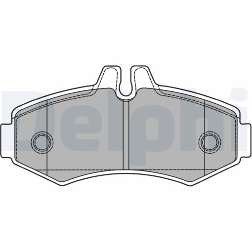 Колодки тормозные передние к/кт MERCEDES SPRINTER 2-T (B901, B902), SPRINTER 3-T (B903), SPRINTER 4-T (B904), V (638/2), VITO (W638) 2.0-2.9D 02.95-05