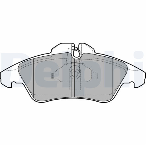 Колодки тормозные передние к/кт MERCEDES SPRINTER 2-T (B901, B902), SPRINTER 3-T (B903), SPRINTER 4-T (B904), V (638/2), VITO (W638); VW LT 28-35 II,