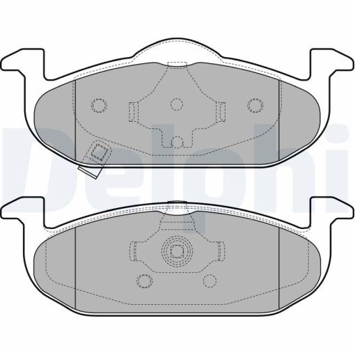 Колодки тормозные передние к/кт MG MG 3; MG (NANJING) MG3; MG (SAIC) 3, 5; ROEWE (SAIC) 350 1.3/1.4/1.5 02.08-