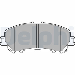 Колодки тормозные передние к/кт NISSAN QASHQAI II, X-TRAIL III; RENAULT KADJAR 1.2-2.5ALK 11.13-