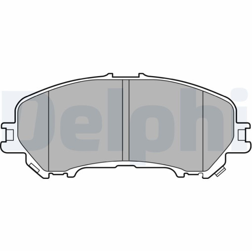 Гальмівні колодки передні к/кт NISSAN QASHQAI II, X-TRAIL III; RENAULT KADJAR 1.2-2.5ALK 11.13-