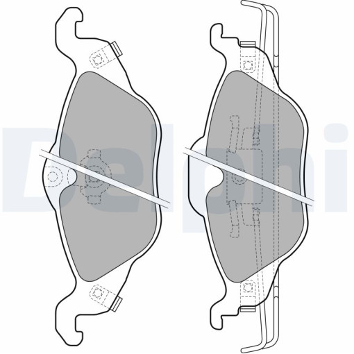 Колодки тормозные передние к/кт OPEL ASTRA F, ASTRA F CLASSIC, ASTRA G, ASTRA G CLASSIC 1.2-2.0D 08.94-12.09