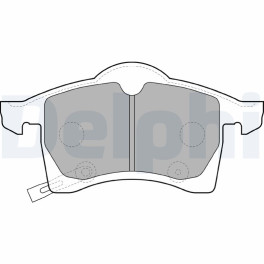Колодки тормозные передние к/кт OPEL ASTRA F, ASTRA F CLASSIC, ASTRA G, ASTRA G CLASSIC, MERIVA B, ZAFIRA A, ZAFIRA B, ZAFIRA B/MINIVAN 1.2-2.2D 08.94
