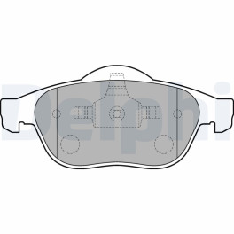 Колодки тормозные передние к/кт RENAULT ESPACE IV, GRAND SCENIC II, LAGUNA II, SCENIC I, SCENIC II, VEL SATIS 1.4-3.5 11.00-