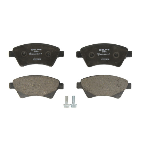 Колодки тормозные передние к/кт RENAULT GRAND SCENIC II, KANGOO, KANGOO EXPRESS, MEGANE I, MEGANE I COACH, MEGANE II, SCENIC I, SCENIC II 1.4-2.0D 03.