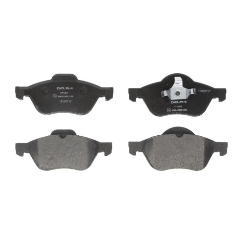 Гальмівні колодки передні к/кт RENAULT LAGUNA, LAGUNA II, LAGUNA III, MEGANE I, MEGANE I CLASSIC, MEGANE I COACH, SCENIC II, TWINGO II, WIND 1.2-2.0 03.99-