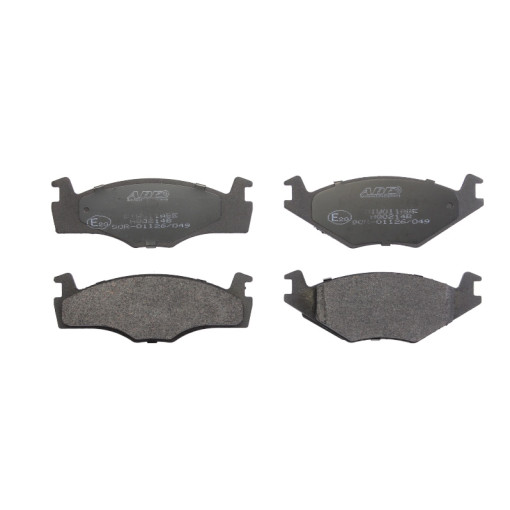 Гальмівні колодки передние к/кт SEAT CORDOBA, IBIZA II, TOLEDO I; VW CADDY I, GOLF I, GOLF II, GOLF III, JETTA I, JETTA II, PASSAT B1, PASSAT B2, PASSAT B3/B4, SANTANA 1.0-2.2 02.74-10.02
