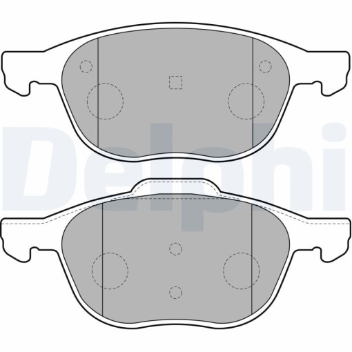 Колодки тормозные передние к/кт VOLVO C30, C70 II, S40 II, V40, V50; FORD C-MAX, C-MAX II, ECOSPORT, FIESTA V, FOCUS C-MAX, FOCUS II, FOCUS III, GRAND