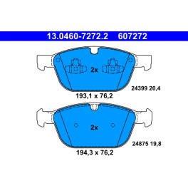 Колодки тормозные передние к/кт VOLVO XC60 I, XC90 I 2.0-4.4 10.02-12.17