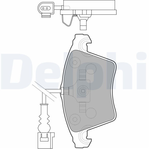 Колодки тормозные передние к/кт VW MULTIVAN V, MULTIVAN VI, TRANSPORTER / CARAVELLE VI, TRANSPORTER V, TRANSPORTER VI 1.9D-3.2 04.03-