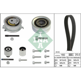 Комплект ГРМ (ремінь + ролик) AUDI A1, A3, A4 ALLROAD B8, A4 B8, A5, A6 C7, Q3, Q5, TT; SEAT ALHAMBRA, ALTEA, ALTEA XL, EXEO, EXEO ST, IBIZA IV, IBIZA IV SC, IBIZA IV ST, LEON 1.2D/1.6D/2.0D 05.03-