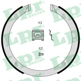 Тормозные колодки барабанного тормоза задние к/кт BUICK RENDEZVOUZ; CADILLAC CTS, SEVILLE, SEVILLE II, SRX, STS, XLR; CHEVROLET BLAZER S10, CAMARO, CA