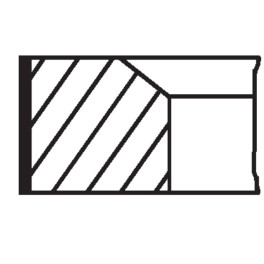 Кільця поршневі к/кт (80мм (STD) 2,5-2-3) RENAULT VOLVO S40 I, V40; NISSAN INTERSTAR, PRIMASTAR; OPEL MOVANO A, VIVARO A; RENAULT CLIO II, ESPACE III, ESPACE IV, GRAND SCENIC II 1.9D 03.97-