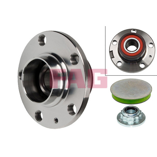 Маточина в сборі задн AUDI A1, A2; SEAT CORDOBA, IBIZA III, IBIZA IV, IBIZA IV SC, IBIZA IV ST; SKODA FABIA I, FABIA I PRAKTIK, FABIA II, FABIA III 1.0-2.0D 08.99-