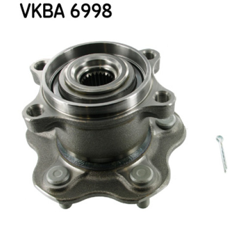Ступица задняя в сборе NISSAN JUKE, QASHQAI I, X-TRAIL, X-TRAIL II, X-TRAIL III; RENAULT KOLEOS I, KOLEOS II 1.6-2.5 02.07-