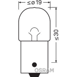 Лампа автомобильная (Blister 2szt.) R5W 24V 5W BA15S cokołowa Standard