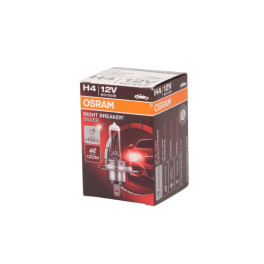 Лампа автомобильная Night Breaker Silver галоген H4 (10 шт., 12 В, 60/55 Вт, тип гнезда: P43T ; (EN) up to 100% greater brightness; (EN) up to 130m light beam) OSRAM