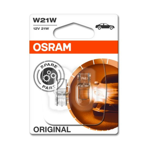 Лампа автомобильная Standard вспомогательн. W21W (12 В, 21 Вт, тип гнезда: W3X16D) OSRAM