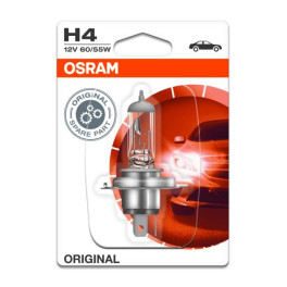 Лампа автомобильная Standard галоген H4 (1 шт., 12 В, 60/55 Вт, тип гнезда: P43T) OSRAM