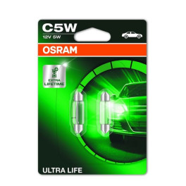 Лампа автомобильная Ultra Life вспомогательн. C5W (12 В, 5 Вт, 45 лм, тип гнезда: SV8,5-8 ;) OSRAM