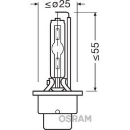 Лампа автомобильная Xenarc Classic ксенон D2S (85 В, 35 Вт, тип гнезда: P32D-2 ; ксенон) OSRAM