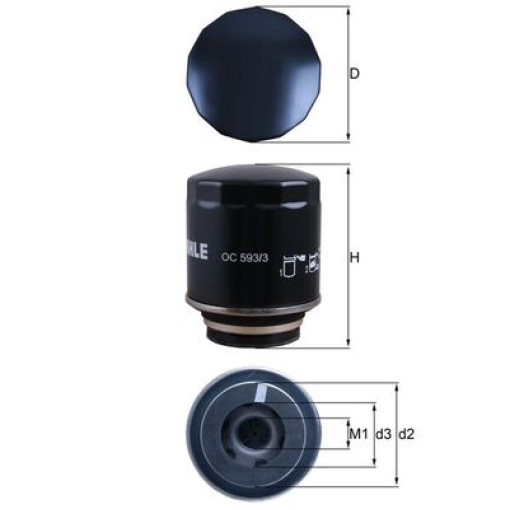 Фільтр оливи ALFA ROMEO STELVIO; AUDI A1, A3; CHEVROLET CAMARO; DODGE JOURNEY; FIAT DUCATO; JAGUAR XJ; JEEP PATRIOT; PEUGEOT BOXER; SEAT ALHAMBRA, ALTEA, ALTEA XL, IBIZA IV 1.0-6.2 03.03-