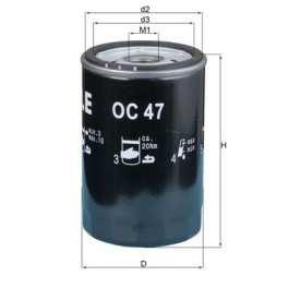 Фільтр оливи AUDI 100 C1, 100 C2, 100 C3, 100 C4, 200 C2, 200 C3, 50, 80 B1, 80 B2, 80 B3, 80 B4, 90 B2, 90 B3, A4 B5, A6 C4, CABRIOLET B3, COUPE B2, COUPE B3, QUATTRO; BMW 3 (E21) 0.8-D