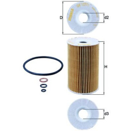 Фільтр оливи BMW 3 (E30), 3 (E36), 3 (E46), 5 (E34), Z3 (E36); MINI (R50, R53) 1.6-1.9 06.87-09.06