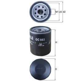 Фильтр маслянный MERCEDES G (W463); ALFA ROMEO 145, 146, 147, 156, 166; CITROEN JUMPY; FIAT BRAVA, BRAVO I, CINQUECENTO, DOBLO, DOBLO/MINIVAN, DUCATO,