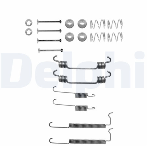 Монтажный комплект барабанных колодок (OPEL) CHEVROLET AVEO / KALOS, LACETTI, NUBIRA; DAEWOO ESPERO, LACETTI, LANOS, NEXIA, NUBIRA; OPEL ASTRA F, CORS