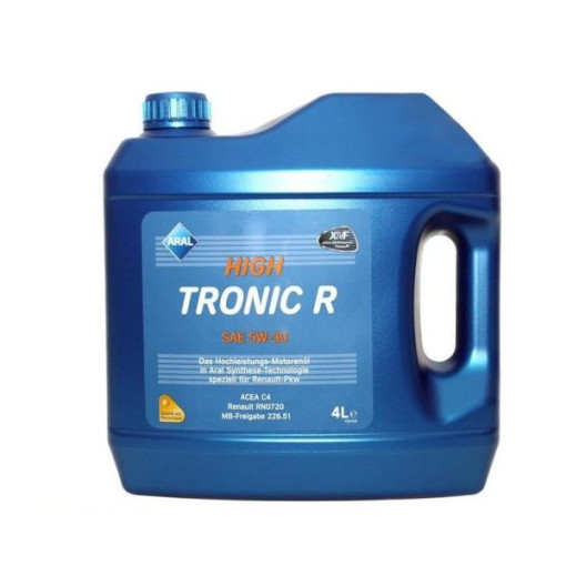 Моторное масло ARAL HIGHTRONIC R 5W30 4L (4L) SAE 5W30 ; ACEA C4; MB 226.51; RENAULT RN 0720
