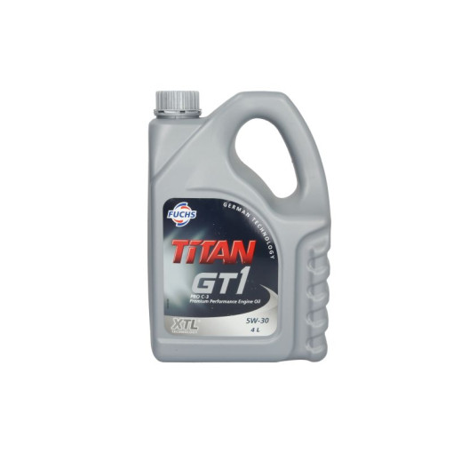 Моторное масло FUCHS OIL TITAN GT1 PRO C3 5W30 4L TITAN (4L) SAE 5W30 ;API SN; ACEA C3; FIAT 9.55535-S3; MB 229.31; PORSCHE C30; VW 504.00; VW 507.00