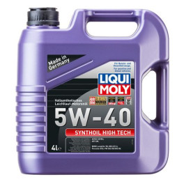 Моторное масло LIQUI MOLY LIM1915 (4L) SAE 5W40 ;API SM/CL/CF; ACEA A3/B4; BMW LL-98; MB 229.3; PORSCHE A40; VW 502.00/505.00