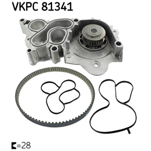 Насос охлаждающей жидкости AUDI A1, A1 CITY CARVER, A3, A4 B9, A5, Q2, Q3; SEAT ALHAMBRA, ARONA, ATECA, IBIZA IV, IBIZA IV SC, IBIZA IV ST, IBIZA V, L