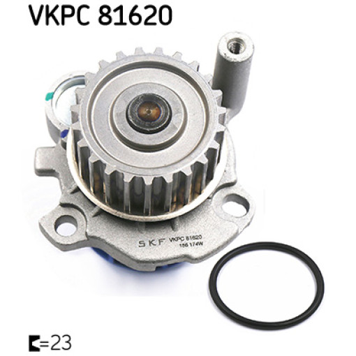 Помпа водяна AUDI A3, A4 B5, A4 B6, A4 B7, A6 C5, TT; SEAT ALHAMBRA, CORDOBA, EXEO, EXEO ST, IBIZA II, IBIZA III, LEON, TOLEDO II; SKODA FABIA I, OCTAVIA I 1.8-2.0LPG 01.95-12.17