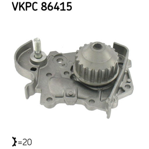 Насос охлаждающей жидкости DACIA LOGAN, LOGAN EXPRESS, LOGAN MCV, SANDERO, SUPERNOVA; RENAULT CLIO II, KANGOO, KANGOO EXPRESS, KANGOO II, LOGAN I, MEG
