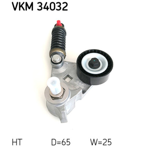 Натгувач пасу FORD MONDEO III, TRANSIT; JAGUAR X-TYPE I 2.0D/2.2D 08.00-12.09