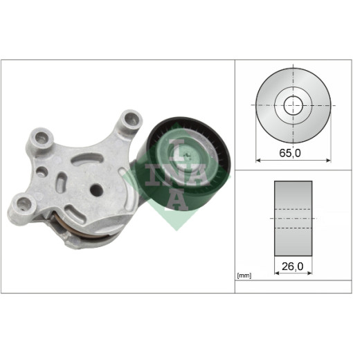 Натгувач пасу VOLVO C30, S40 II, S60 II, S80 II, V40, V50, V60 I, V70 III; CITROEN BERLINGO, BERLINGO MULTISPACE, BERLINGO/MINIVAN, C1, C2, C2 ENTERPRISE, C3 I 1.4D-2.0D 03.98-