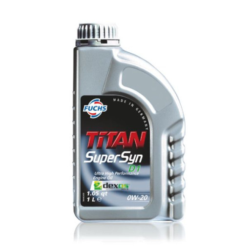 Олива для двигуна TITAN SUPERSYN D1 0W20 1L