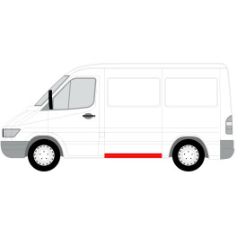 Ремонтна частина кузова  MERCEDES SPRINTER 901, 902, 903, 904, 905; VW LT II 01.95-07.06 (нижня часть, висота 20см)