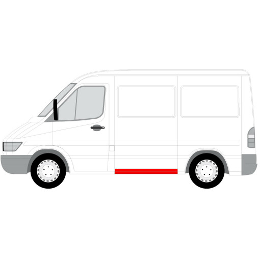 Ремонтна частина кузова  MERCEDES SPRINTER 901, 902, 903, 904, 905; VW LT II 01.95-07.06 (нижня часть, висота 20см)