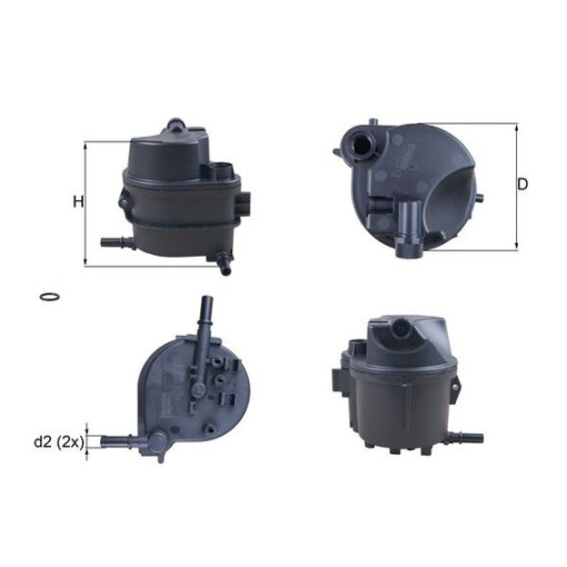 Топливный фильтр CITROEN C1, C2, C2 ENTERPRISE, C3 I, C3 II, C3 PLURIEL, NEMO, NEMO/MINIVAN, XSARA; FORD FIESTA V, FIESTA VI, FUSION; MAZDA 2; PEUGEOT