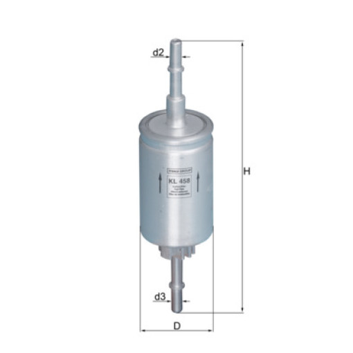 Топливный фильтр FORD FIESTA V, FUSION; MAZDA 2 1.25-2.0 11.01-12.12