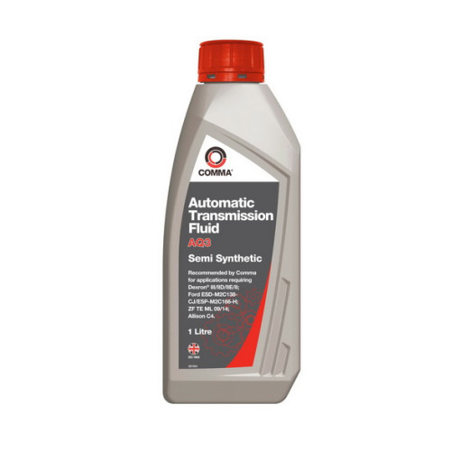 Трансмиссионное масло ATF COMMA AQ3 ATF 1L (1L) ; OPEL/GM DEXRON II; OPEL/GM DEXRON II D; OPEL/GM DEXRON II E; OPEL/GM DEXRON III